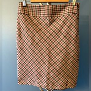The Limited Multicolor Plaid Pencil Skirt